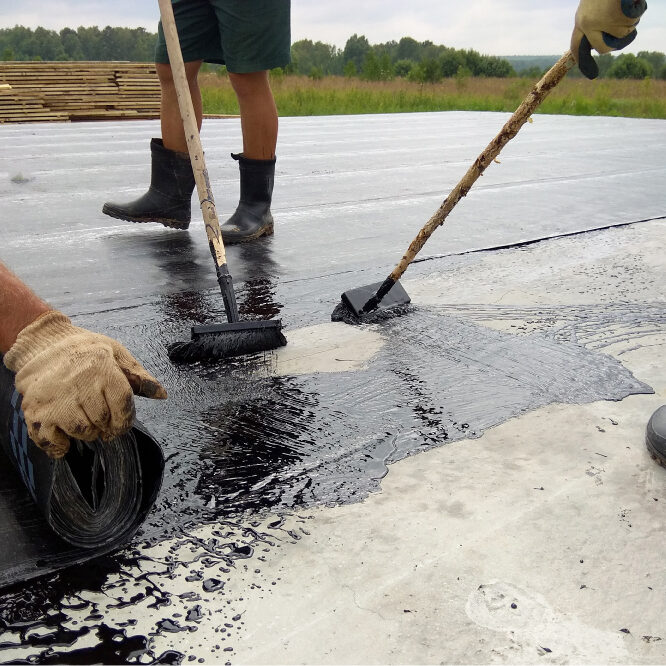 Asphalt-roof